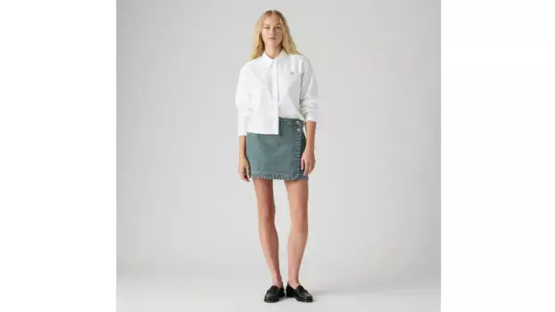 Юбка с запахом Levi's, цвет Dark Wash