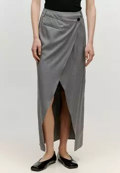 Юбка с запахом LIYA EDITED, серый