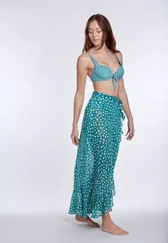 Юбка с запахом Olympia, зеленый