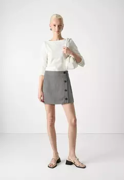 Юбка с запахом ONLELIZA LETTIE SKIRT ONLY, черный