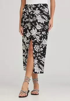 Юбка с запахом PAREO A FANTASIA Terranova, черный