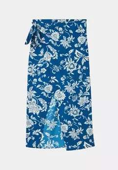 Юбка с запахом PAREO A FANTASIA Terranova, синий