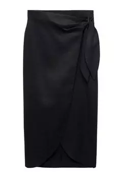 Юбка с запахом Pareo Mango, черная