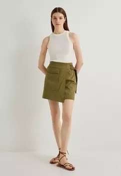 Юбка с запахом POCKET DETAIL Koton, хаки