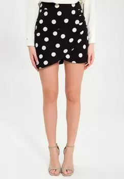 Юбка с запахом Rinascimento, черная