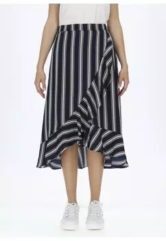 Юбка с запахом Seaside, темно-синие полоски Sankt Claud