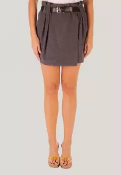 Юбка с запахом SENSE, серый