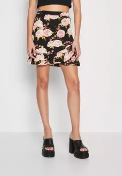 Юбка с запахом VILA, черный