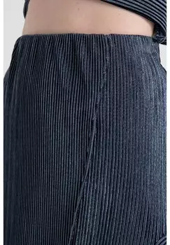 Юбка с запахом WITH ASYYMETRIC SIDE Rue les crateurs, синий