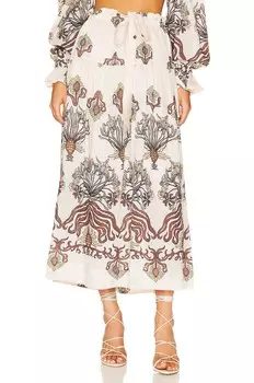 Юбка Sabina Musayev Merida, цвет Ivory Print