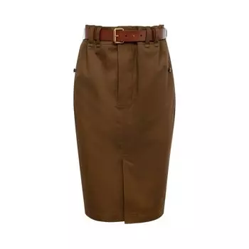 Юбка Saint Laurent Pencil Skirt, коричневый