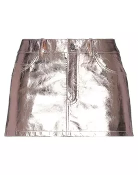 Юбка Saint Laurent, розовое золото