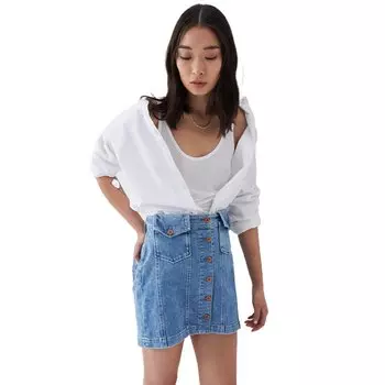 Юбка Salsa Jeans Push In Secret Glamour Buttons Denim, синий