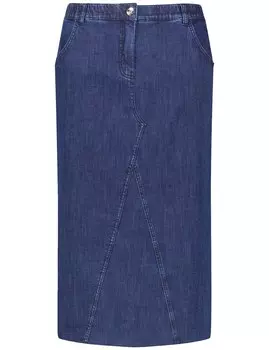 Юбка SAMOON, синий деним