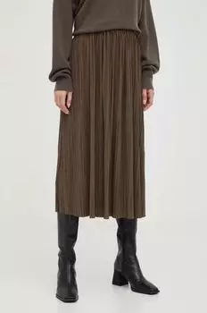 Юбка Samsoe Samsoe, коричневый