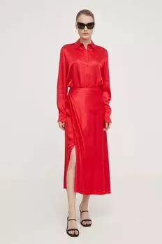 Юбка Samsoe Samsoe, красный