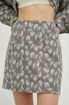 Юбка Samsoe Samsoe, серый