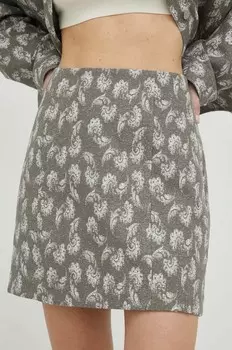 Юбка Samsoe Samsoe, серый