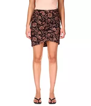 Юбка Sanctuary, Ruched Crepe Miniskirt