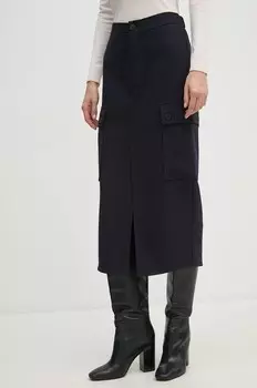 Юбка Сандро Ферроне Sandro Ferrone, темно-синий