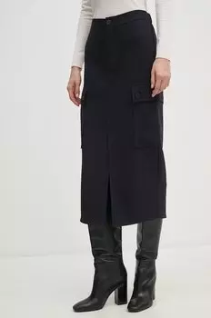 Юбка Sandro Ferrone, темно-синий