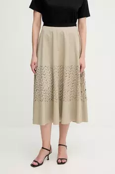 Юбка Sandro Ferrone, зеленый