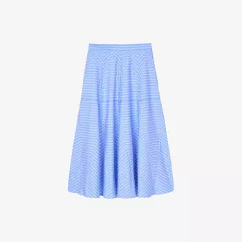 Юбка Sandro с расклешенным силуэтом, синий