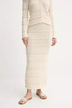 Юбка SANETTIE Samsoe Samsoe, бежевый