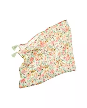 Юбка-саронг PQ Swim x Amanda Stanton Little с кисточками, зеленый