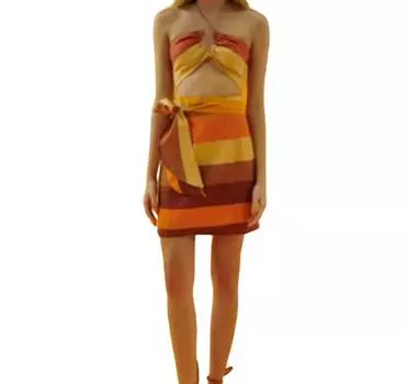 Юбка Sasha в выцветшие полоски Cala de la Cruz, цвет faded stripes