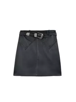 Юбка Scalpers Slim fit Skirt, черный