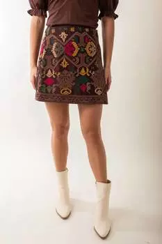 Юбка Scarlett в цвете Choc Multi LOVE THE LABEL