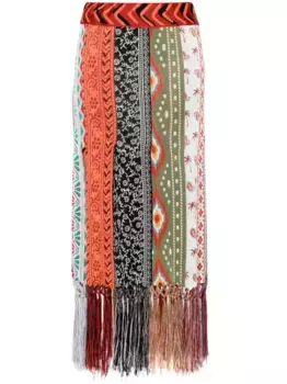 Юбка Scent Of Incense с узором Alanui, оранжевый