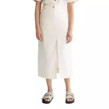 Юбка Scotch & Soda Workwear midi skirt, белый