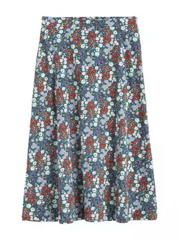 Юбка Seasalt Cornwall Rose, пастельный синий