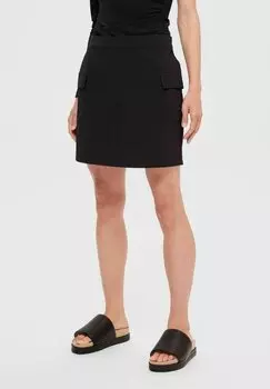 Юбка Selected Femme, цвет black