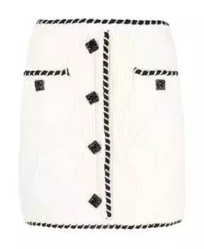 Юбка Self Portrait, бежевый