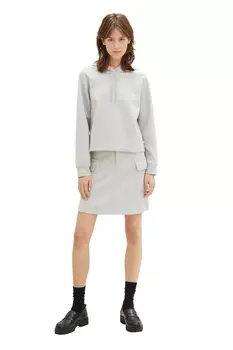 Юбка - Серый - Миди Tom Tailor Denim