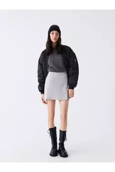 Юбка - Серый - Мини LC Waikiki