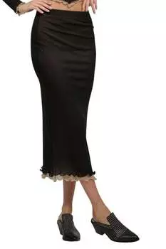 Юбка-сетка черного цвета PROMESA