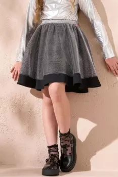 Юбка сетка Мэдди Angel & Rocket, серебряный