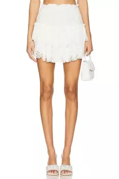 Юбка Shailo Loveshackfancy, optic white