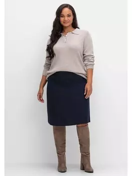 Юбка sheego Jersey, синий