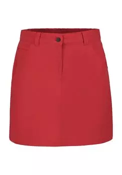 Юбка, шлевки для ремня, быстросохнущая, женская ICEPEAK, красный