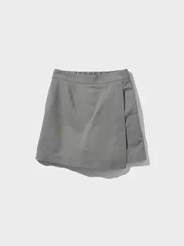 Юбка-Шорты из льна Uniqlo, цвет 56 зеленый