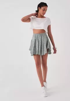 Юбка-Шорты с цветочным узором Herita, зеленый