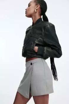 Юбка-Шорты с запахом H&M, серый