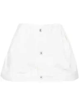 Юбка-шорты средней посадки SACAI, нейтральный