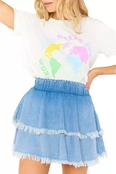 Юбка Show Me Your Mumu Aiden Mini Skirt, цвет Pacifica