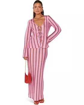 Юбка Show Me Your Mumu Saturday Skirt, цвет Porto Stripe